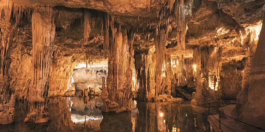 Sailing into the enchanting Neptune’s Grotto