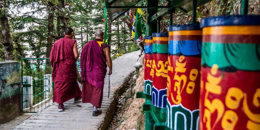 Travelling up to Dharamshala, home of the Dalai Lama